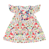 Mixed Up Clothing Girls Vestito Dress - Animal Arabesque