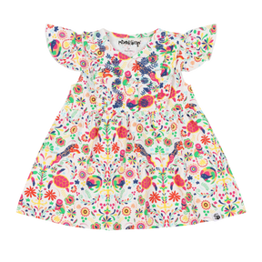 Mixed Up Clothing Girls Vestito Dress - Animal Arabesque