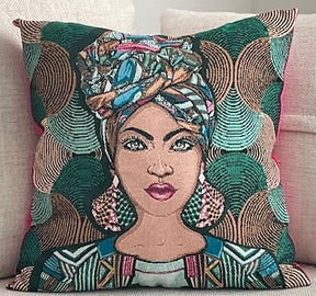 Wrapped and Ready Queen Throw Pillow