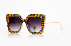 Afi oversized multicolor women's cat eye sunglasses