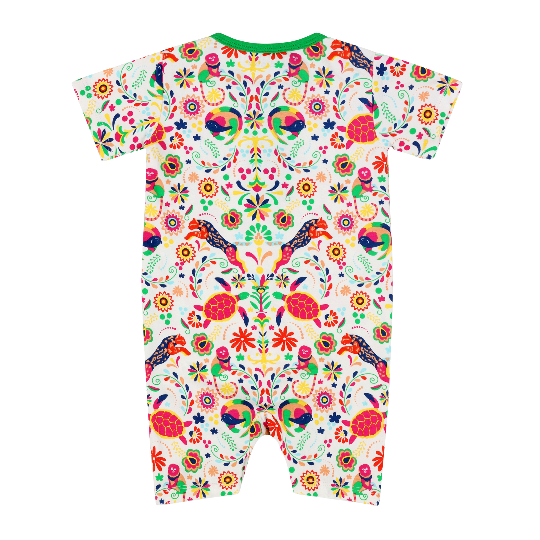 Mixed Up Clothing Suave Baby Romper - Animal Arabesque