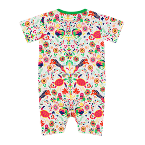 Mixed Up Clothing Suave Baby Romper - Animal Arabesque