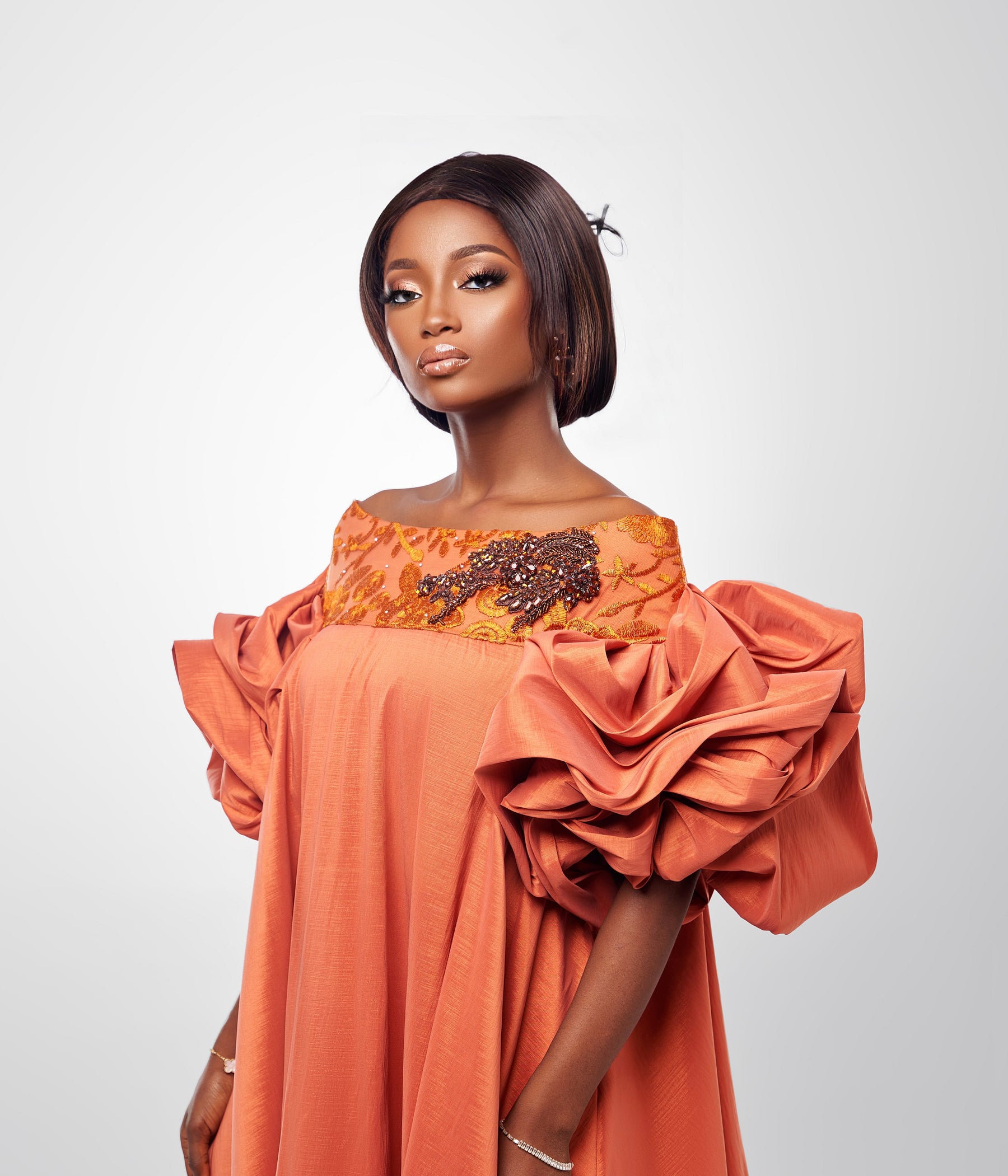 Kaba Couture Dress 2.0 Terracotta