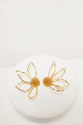 Gold Wing Earrings