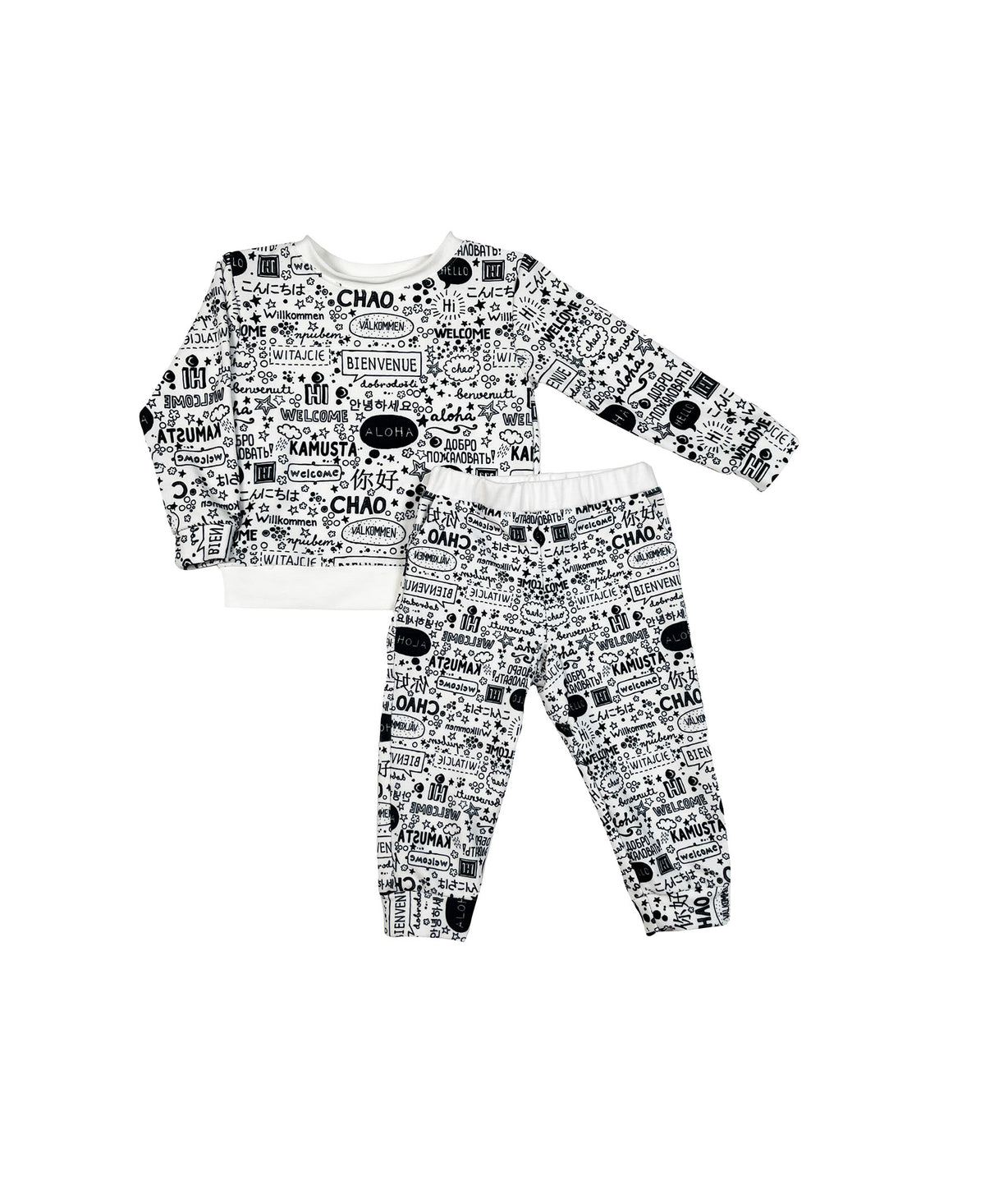 Mixed Up Clothing Infant Hello Jogger Set