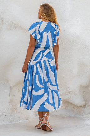 Sunshine Bohemian Midi Dress - Paros