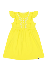 Mixed Up Clothing Girls Vestito Dress - Blazing Yellow