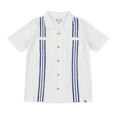 Mixed Up Clothing Boys Bordado Short Sleeve Button Down Shirt