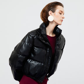 LYRA QUILTED LEATHER JACKET