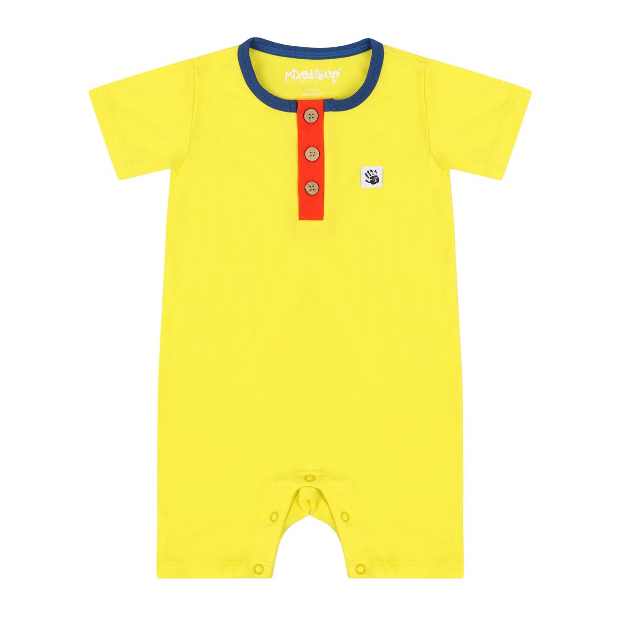 Mixed Up Clothing Suave Baby Romper - Blazing Yellow