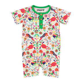 Mixed Up Clothing Suave Baby Romper - Animal Arabesque