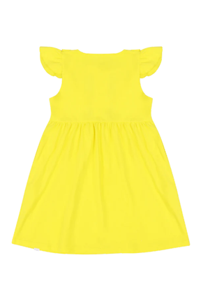 Mixed Up Clothing Girls Vestito Dress - Blazing Yellow