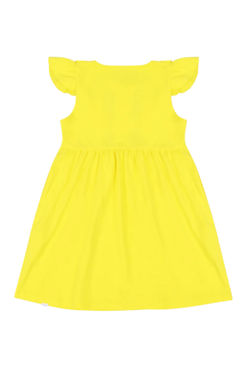 Mixed Up Clothing Girls Vestito Dress - Blazing Yellow