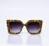 Afi oversized multicolor women's cat eye sunglasses