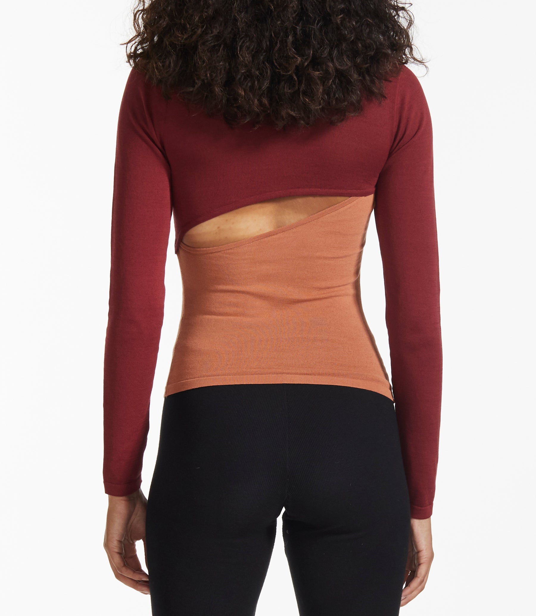 Asymmetrical Layer Cut-Out Top