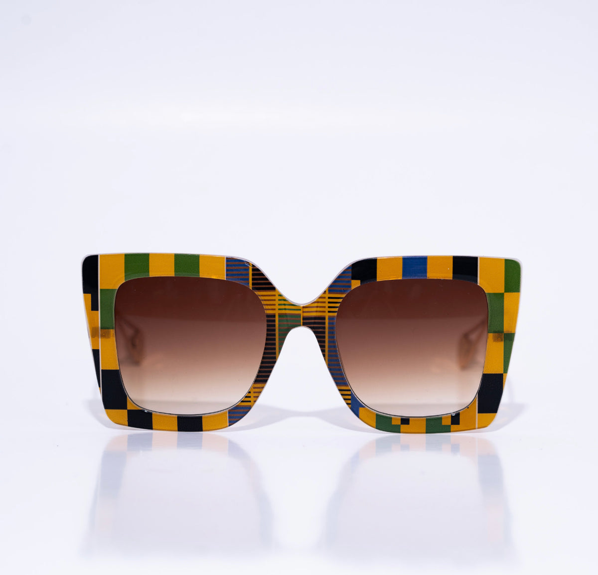 Amë oversized multicolor women’s cat eye sunglasses