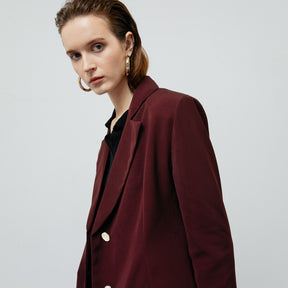 ZOE MAROON BLAZER