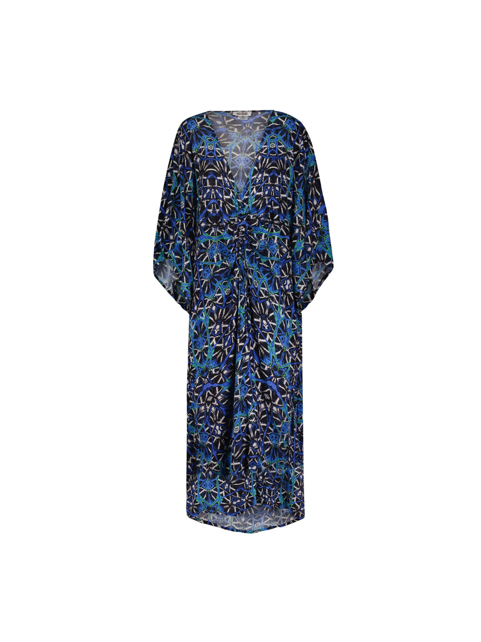 Obaatan Kaftan+Maxi Dress - Octavia Cobalt (Bamboo Rayon)