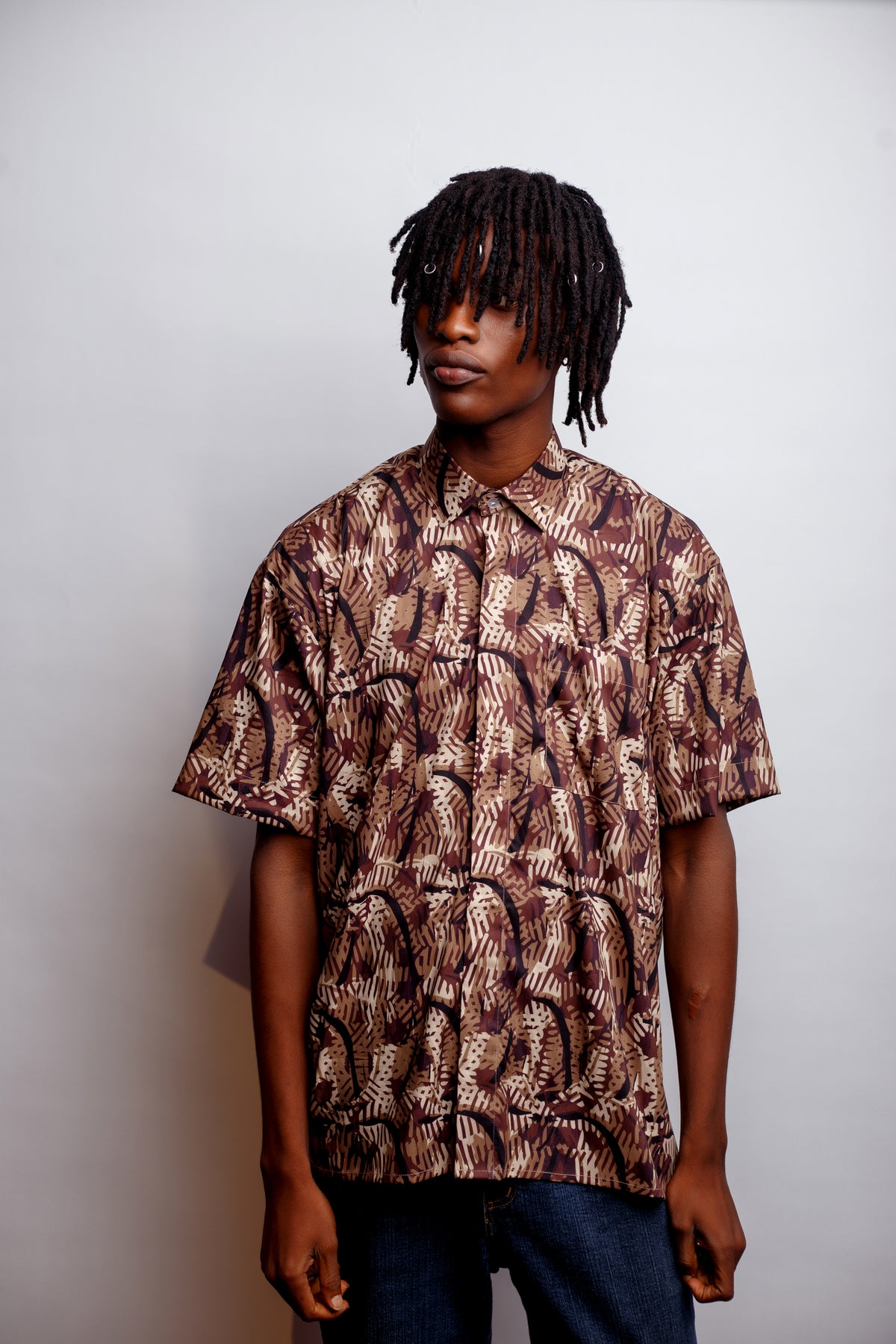 Ogede Sepia Box Shirt (Men)