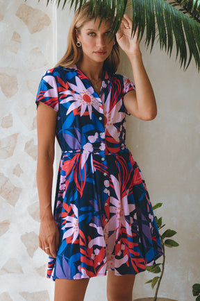 Agnes Shirt Dress - Tahiti