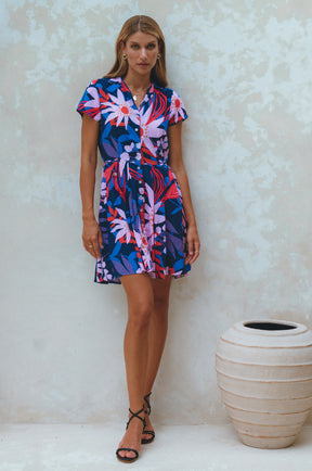 Agnes Shirt Dress - Tahiti