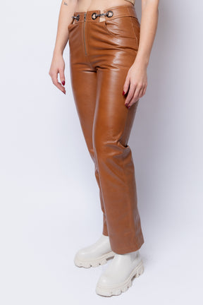 Leather Carabiner Pants