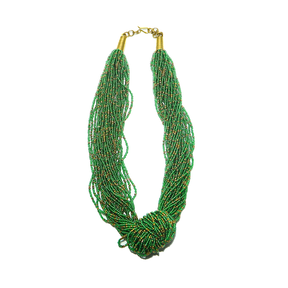 Hand-Knotted Beaded Necklace