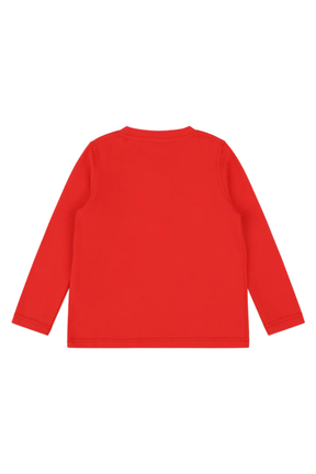 Mixed Up Clothing Boys Pocket Long-Sleeve Henley Shirt  Red Multicolor