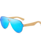 Ace Blue aviator unisex sunglasses reflectors