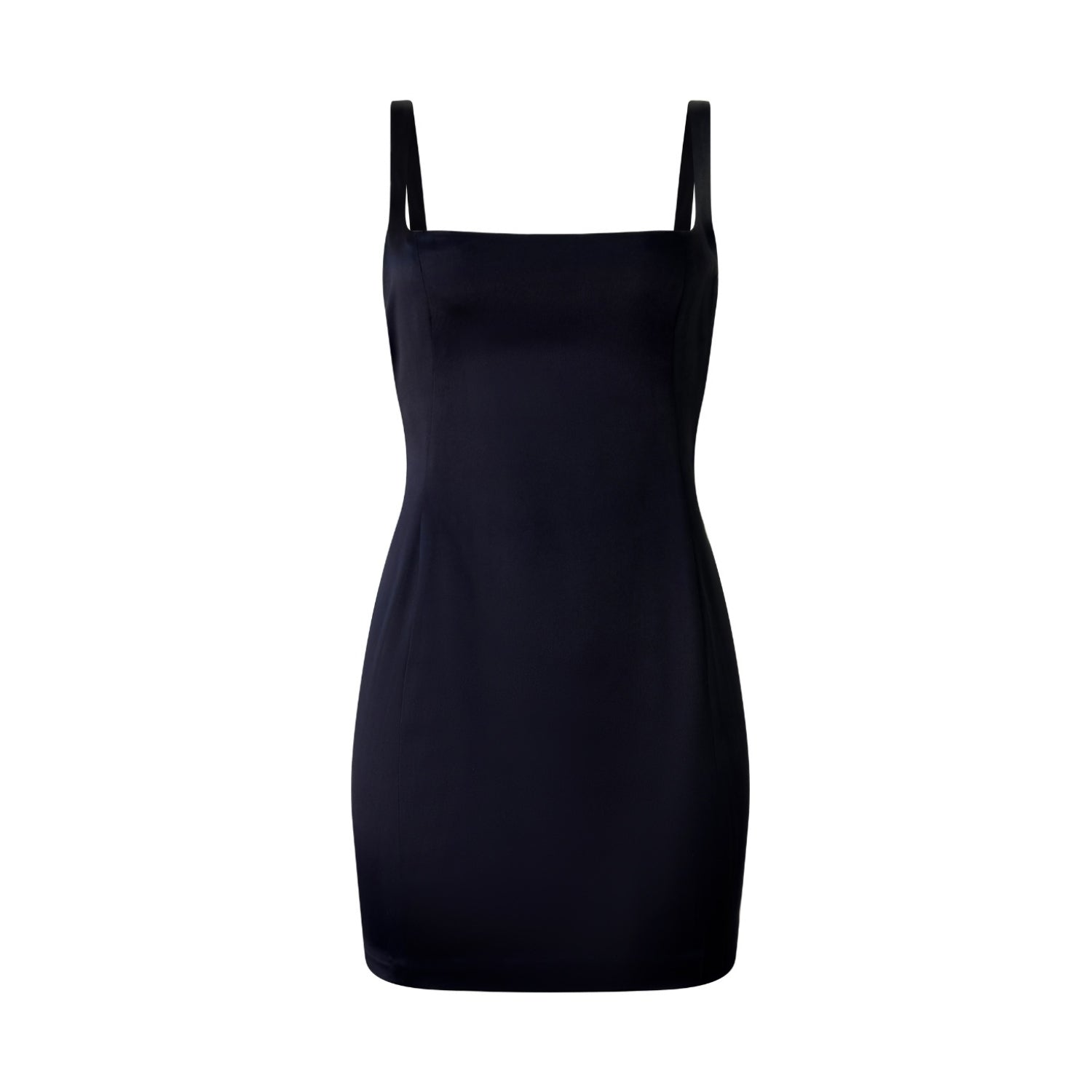 Fatale Black Structured Mini Dress