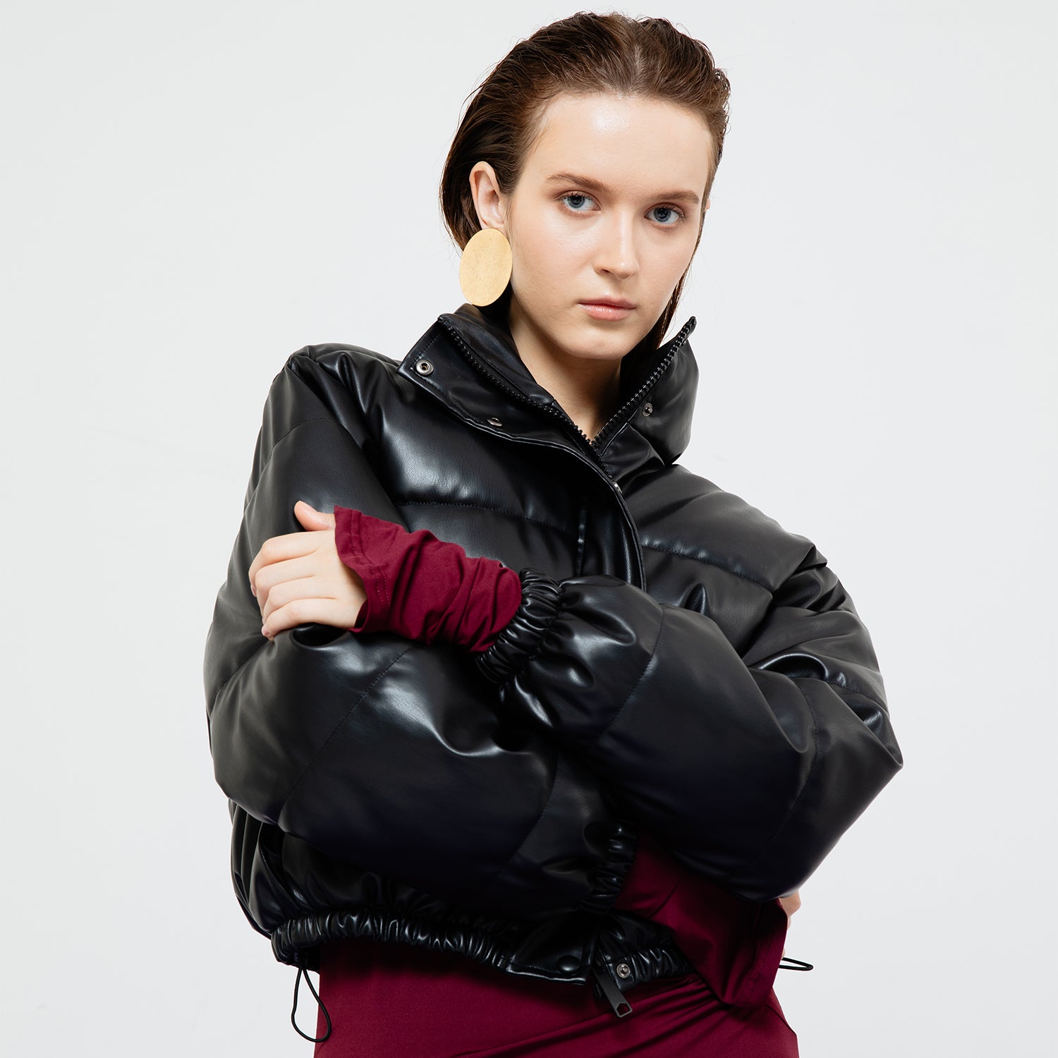 LYRA QUILTED LEATHER JACKET