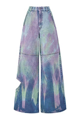 Lani Wide Leg Trouser (TIE DYE)