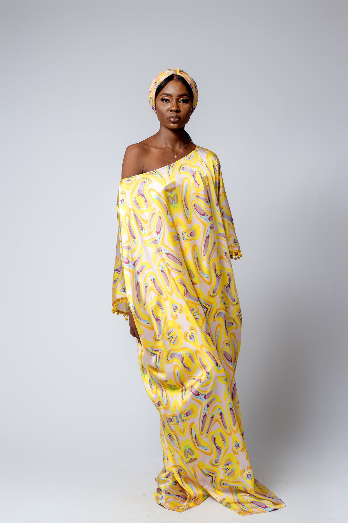 Kos Off-shoulder Kaftan