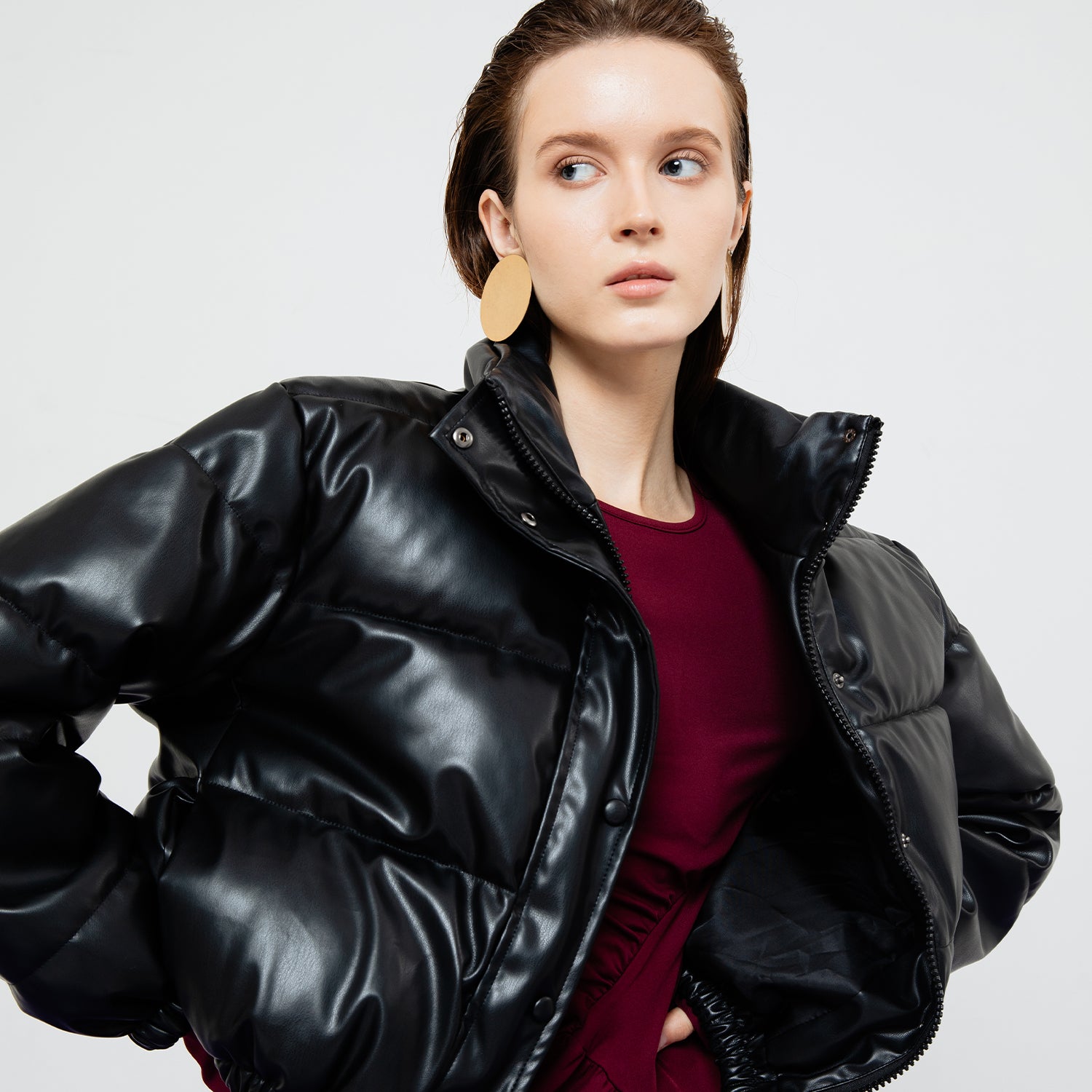 LYRA QUILTED LEATHER JACKET