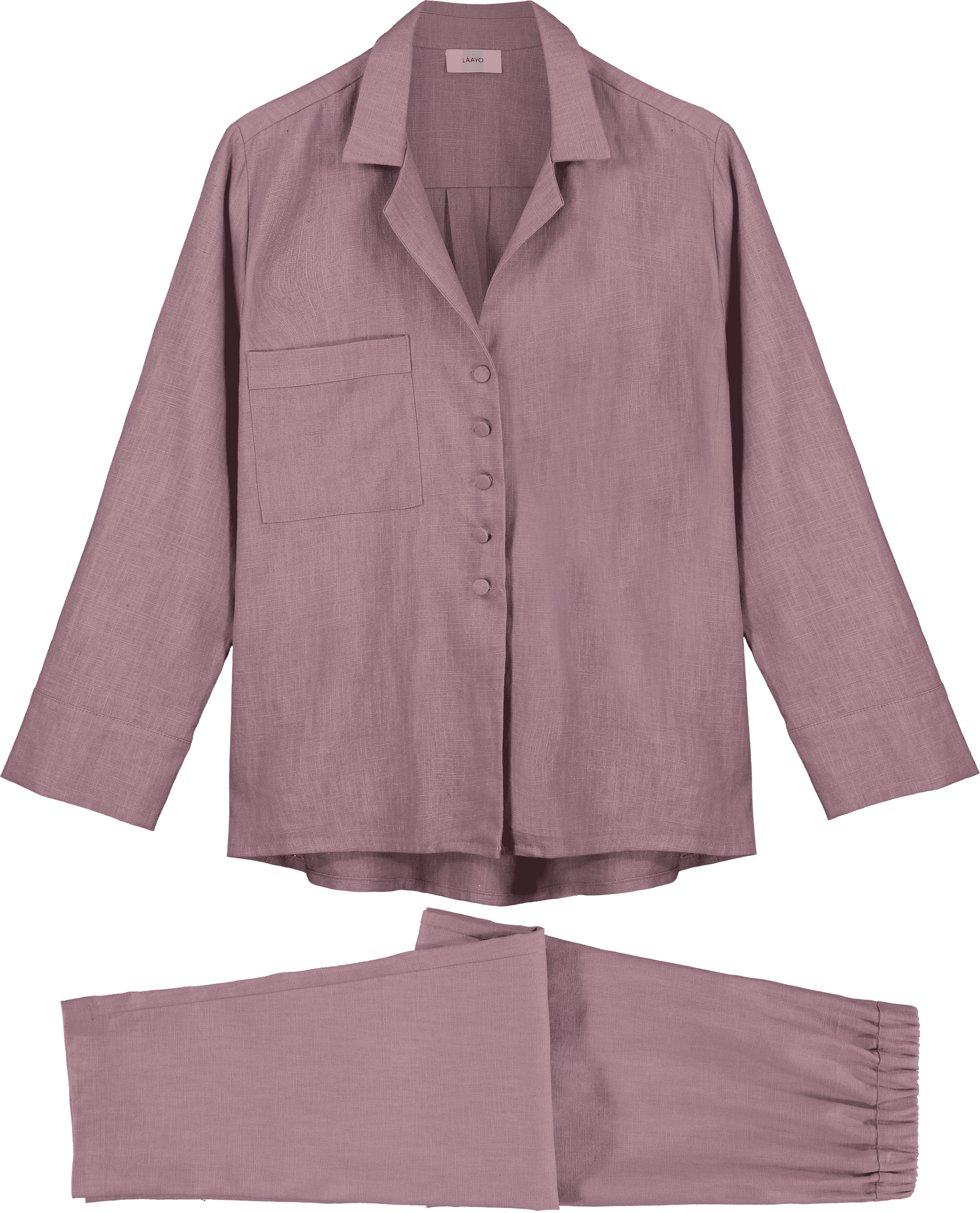 Grace Linen Lounge Set - Rose