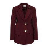 ZOE MAROON BLAZER