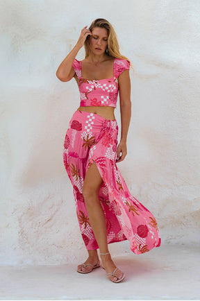 Tropicana Maxi Skirt - Corfu