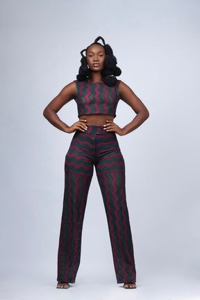 ADAKU LACE CROP TOP