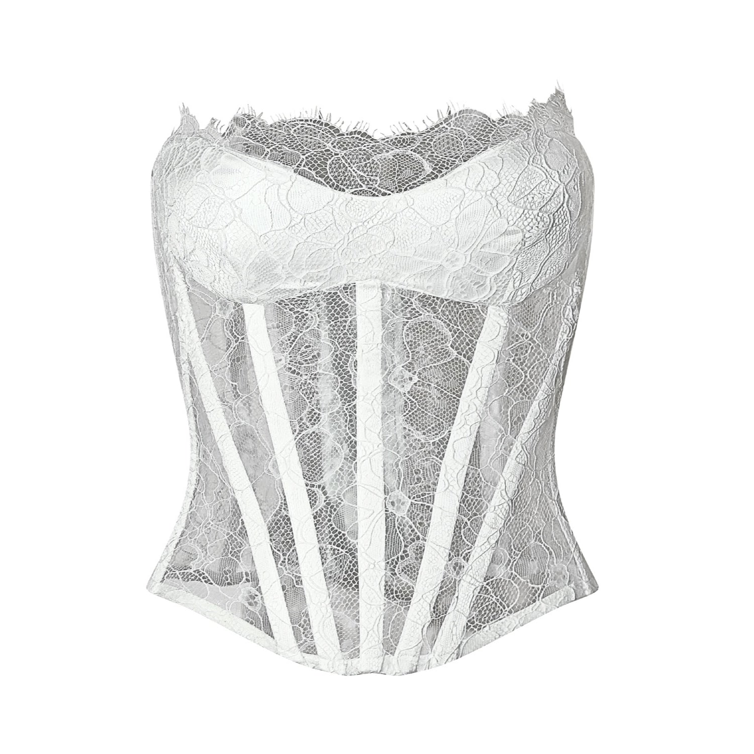 Eden Sheer Lace Corset Top