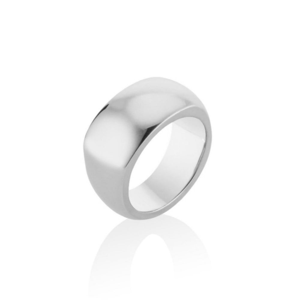 Unsquared Signet Ring in Sterling Silver